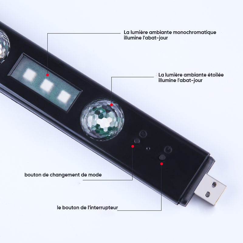 Atmosphere Light LED for wireless charging | luvikno
