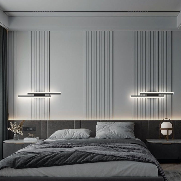 LED Vegglampe Akryl Metall Vegglampe Belysningsarmatur Luvikno