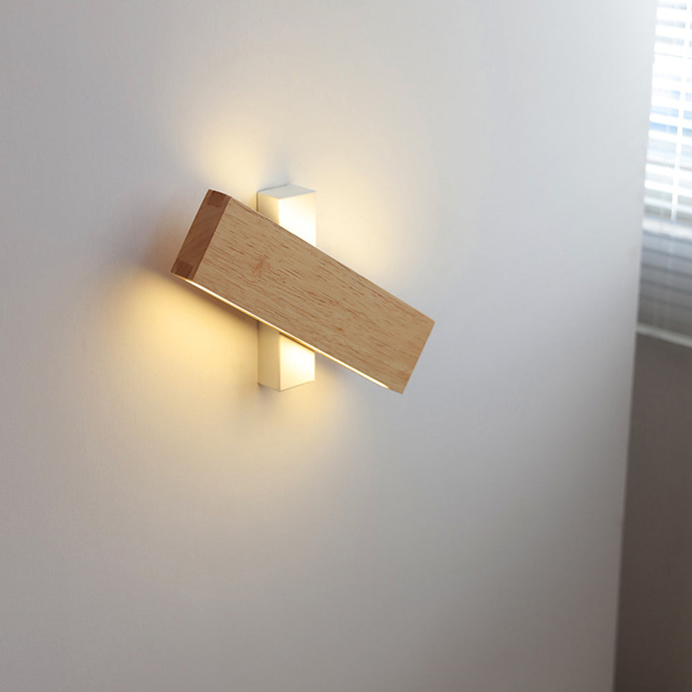 Vegglampe med roterbar tre LED-design Luvikno