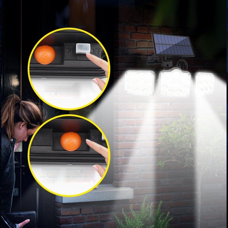 Solar Induksjon Vegglys Split med Fjernkontroll | Luvikno