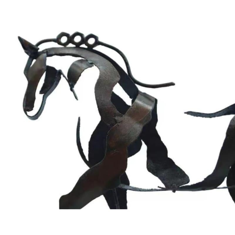 Hollow Metal Horse Ornament | Luvikno