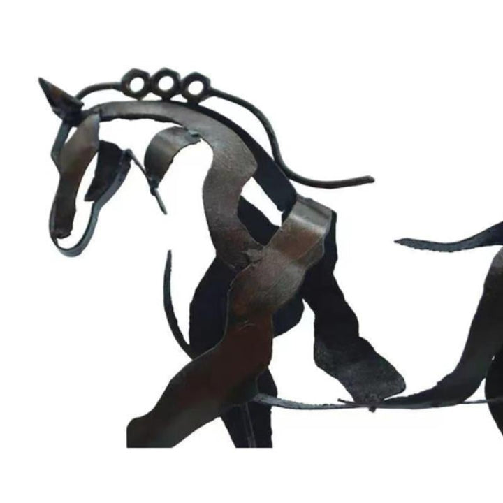 Hollow Metal Horse Ornament | Luvikno