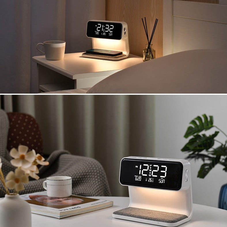 Lampe med klokke 3 i 1 | Luvikno