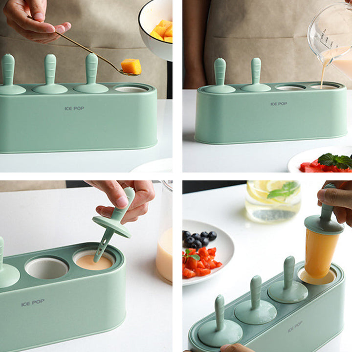 Silicone Puddelding Iskremform Sett | Luvikno