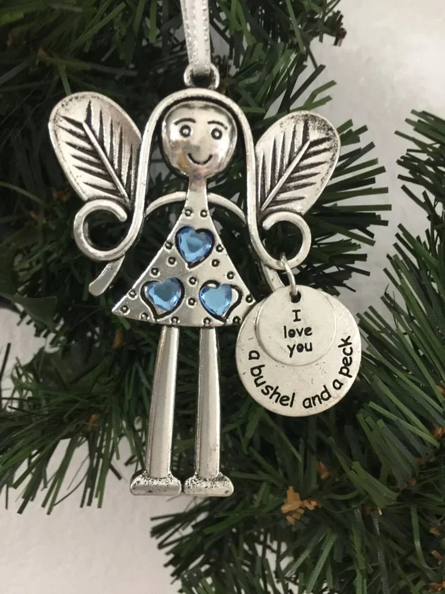 Engel Ornament Julegave - Morsom Vennskapgave | Luvikno