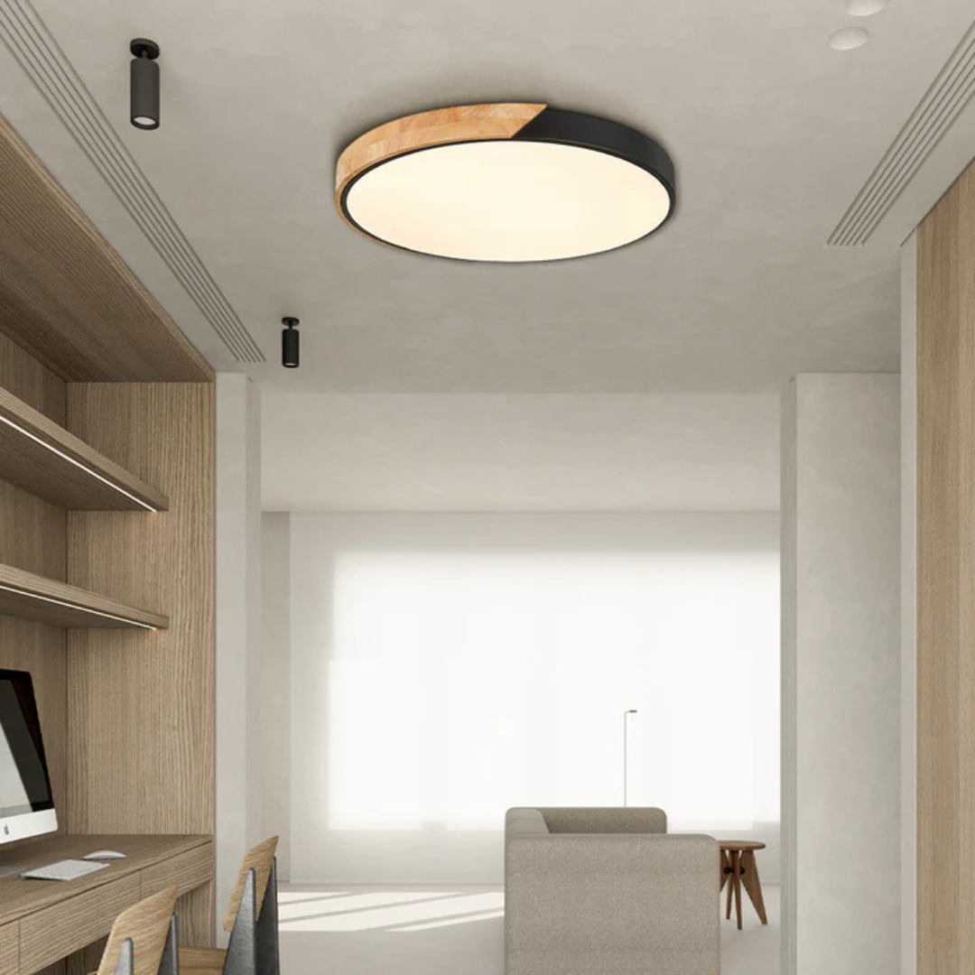 Luvikno | Delos – Skandinavisk Tre LED Taklampe | Moderne Energi-Effektiv Innendørs Belysning