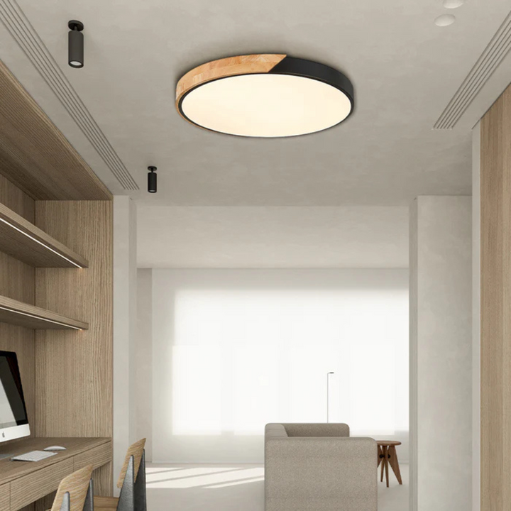 Luvikno | Delos – Skandinavisk Tre LED Taklampe | Moderne Energi-Effektiv Innendørs Belysning
