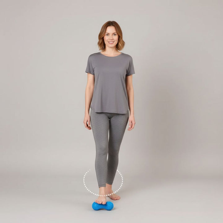 Dypvevsmuskel-lindring – Fast piggete dual-ball design – Raskere restitusjon for aktiv livsstil Luvikno