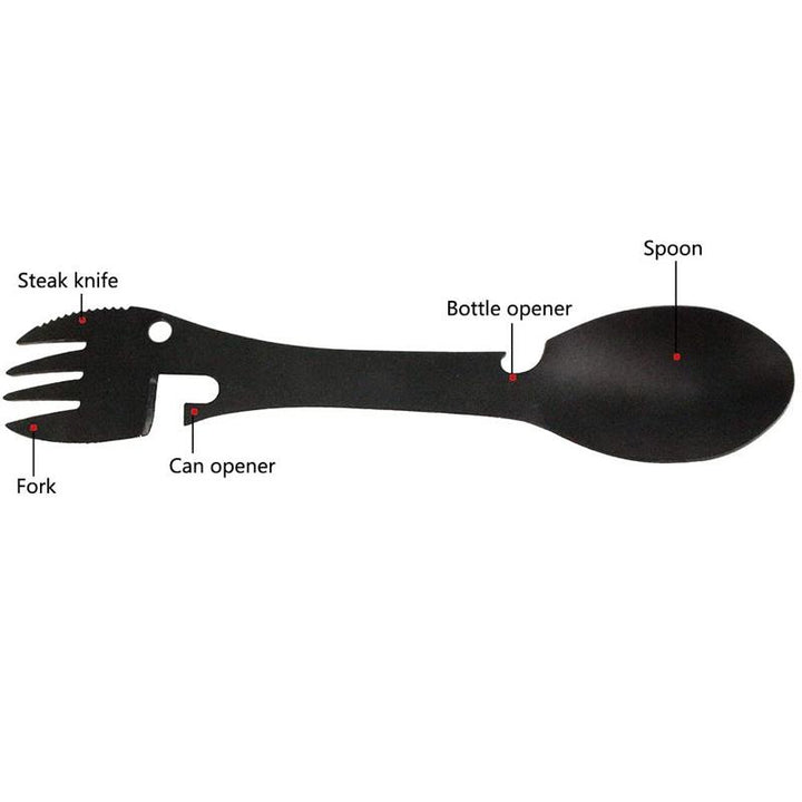 Trek Tool - 5 i 1 Taktisk Spork | Luvikno