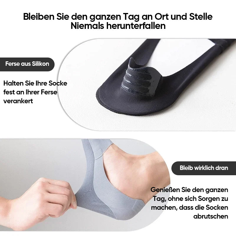 Luvikno | Non-slip usynlig støvlesokker