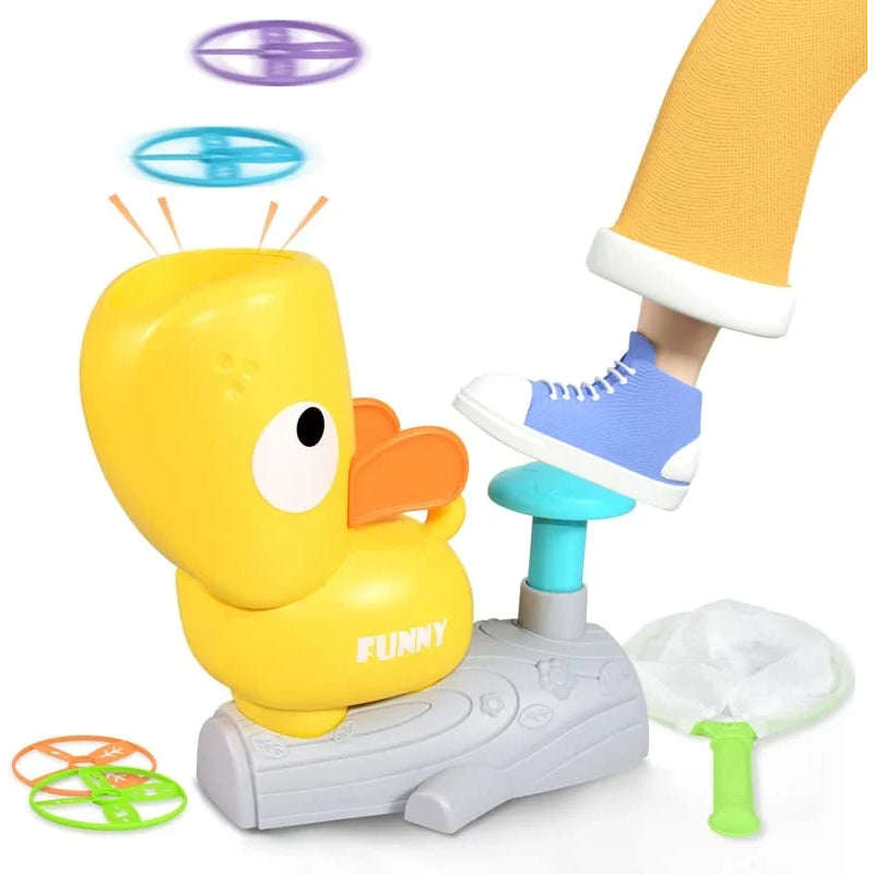 Toy flying ring catapult | luvikno