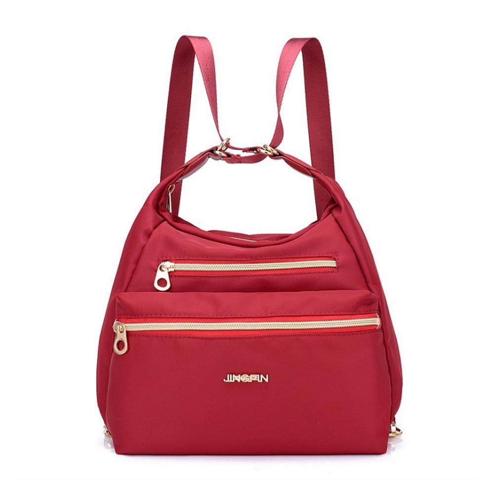 Bag med doble glidelåser, ryggsekk, håndveske og crossbody-veske | Luvikno