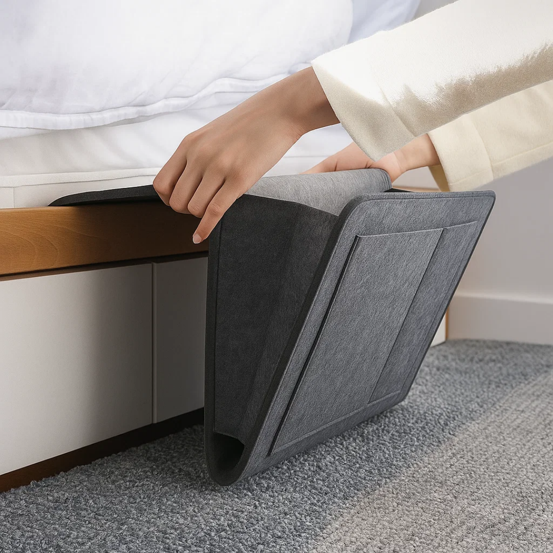 Essentials Within Reach – Tykk Filtdurabelt Materiale – Spar Plass Hold Orden & Nyt Nattkomfort Luvikno