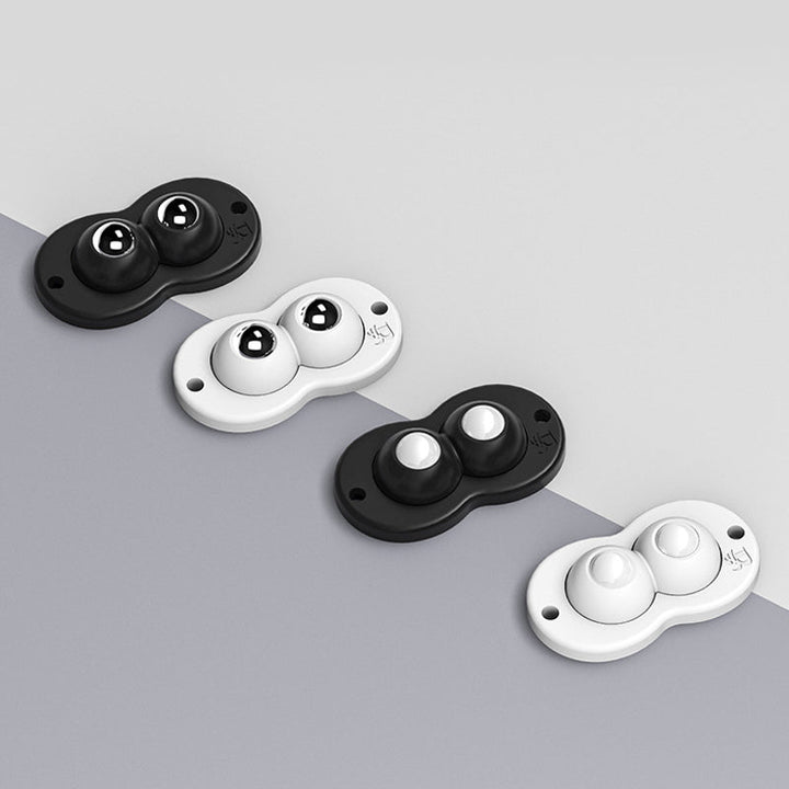 Rustfritt stål pasta mini universelt hjul 360 grader£¨4 stk£© | Luvikno