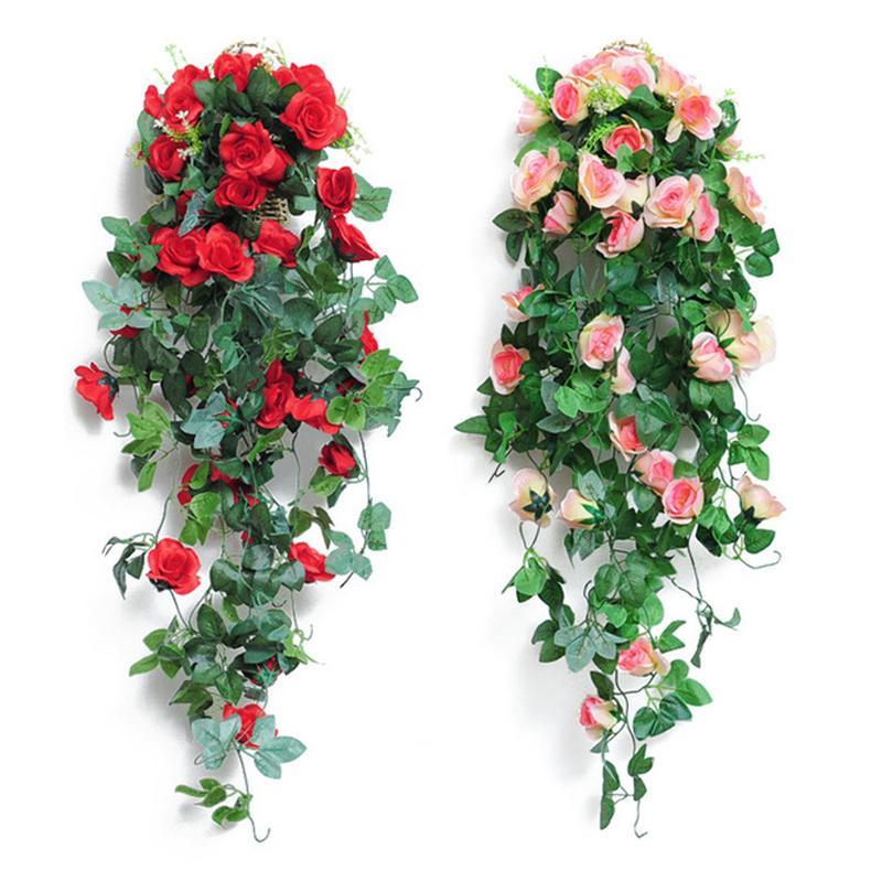 Veggd dekorasjon Hengende Blomster Vinstokk | Luvikno