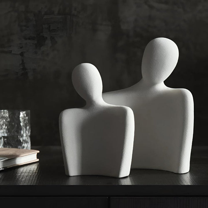 Couple Ceramic Love Figurine | Luvikno