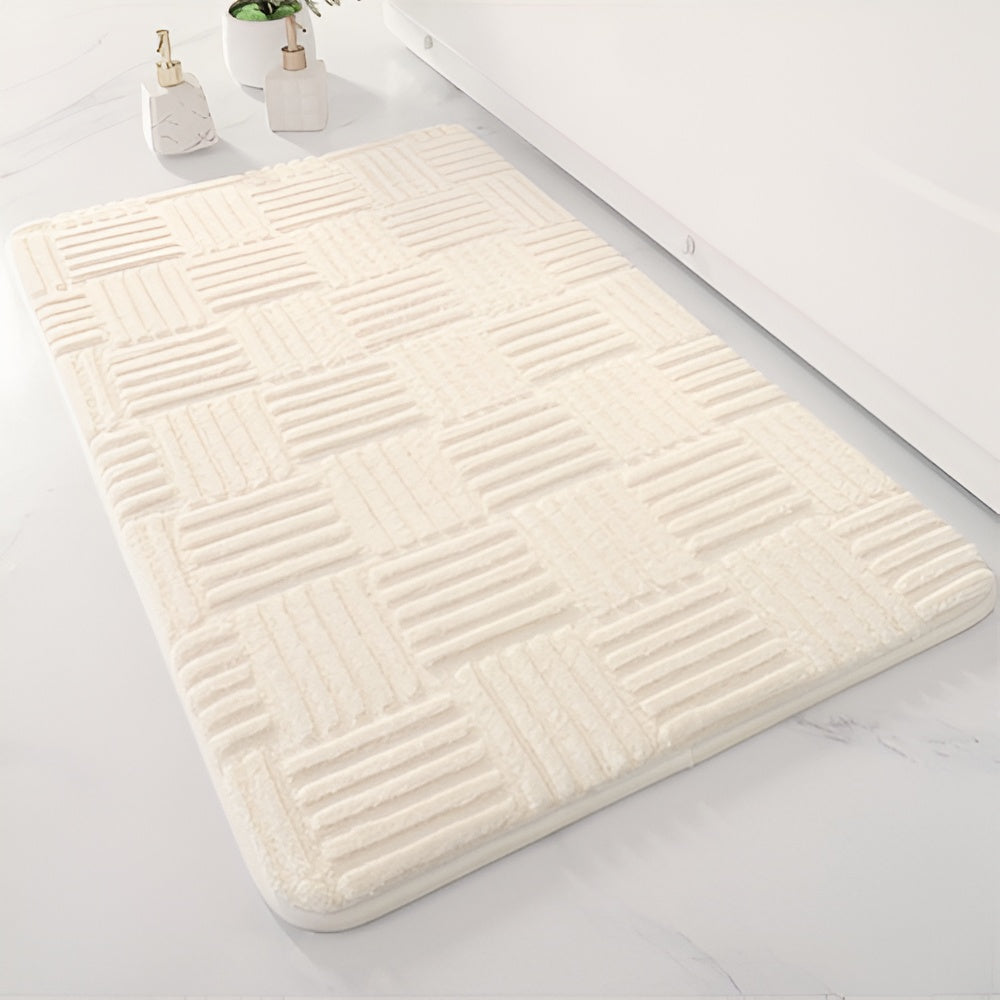 Luvikno | Vivid Grid Absorberende Bade Matte