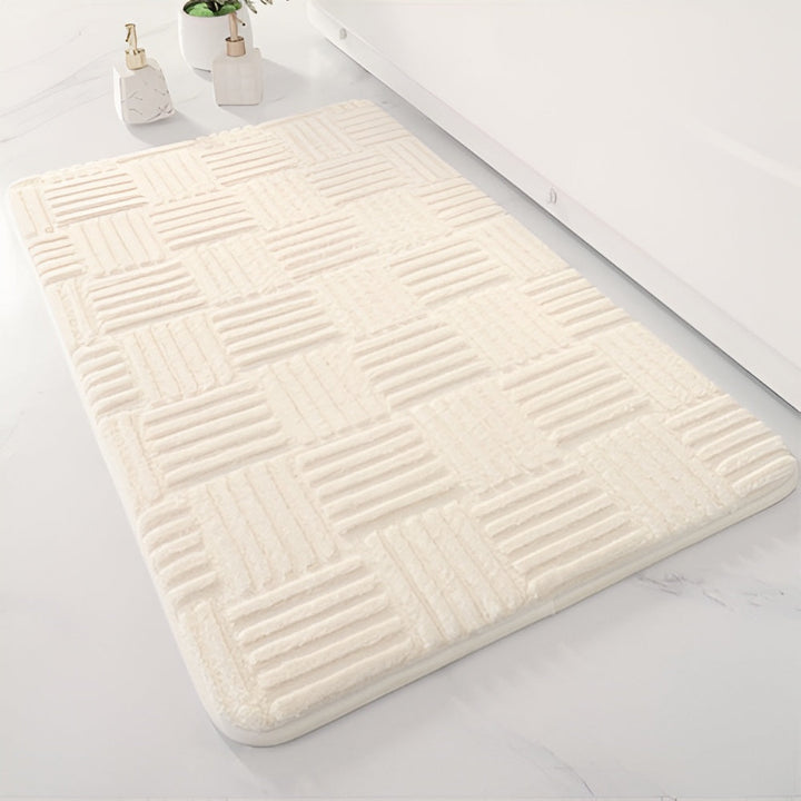 Luvikno | Vivid Grid Absorberende Bade Matte