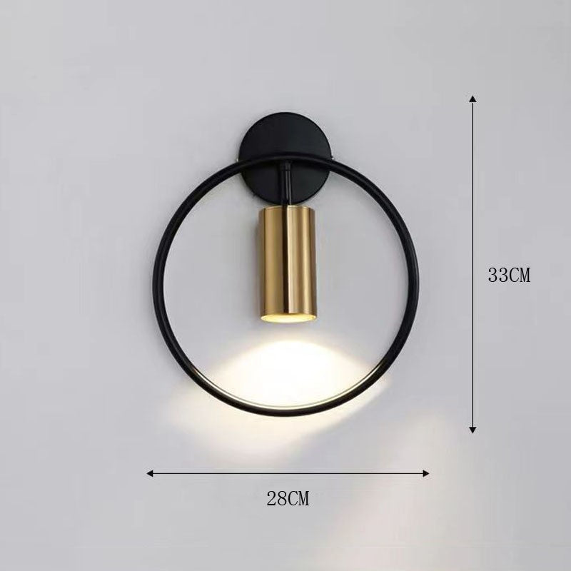 Runde Jern Vegglampe Luvikno