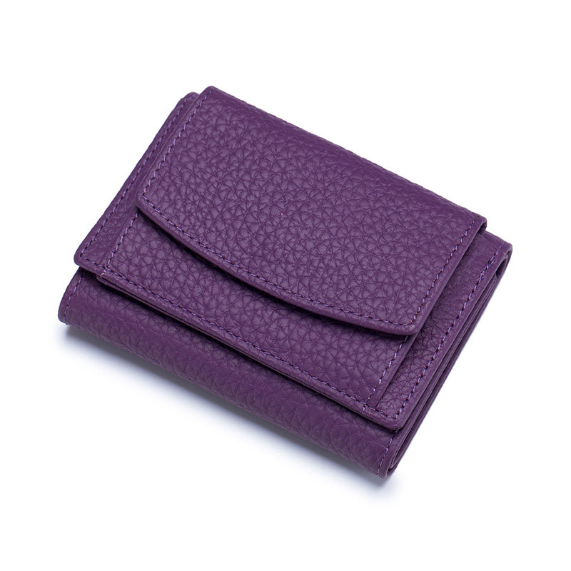 Luvikno | Håndlaget RFID-lommebok laget av mykt skinn