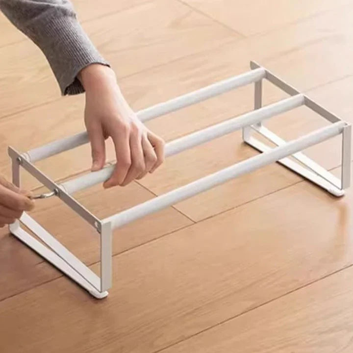 Under-hylle lagring uten boring – justerbar 30–50 cm | Luvikno