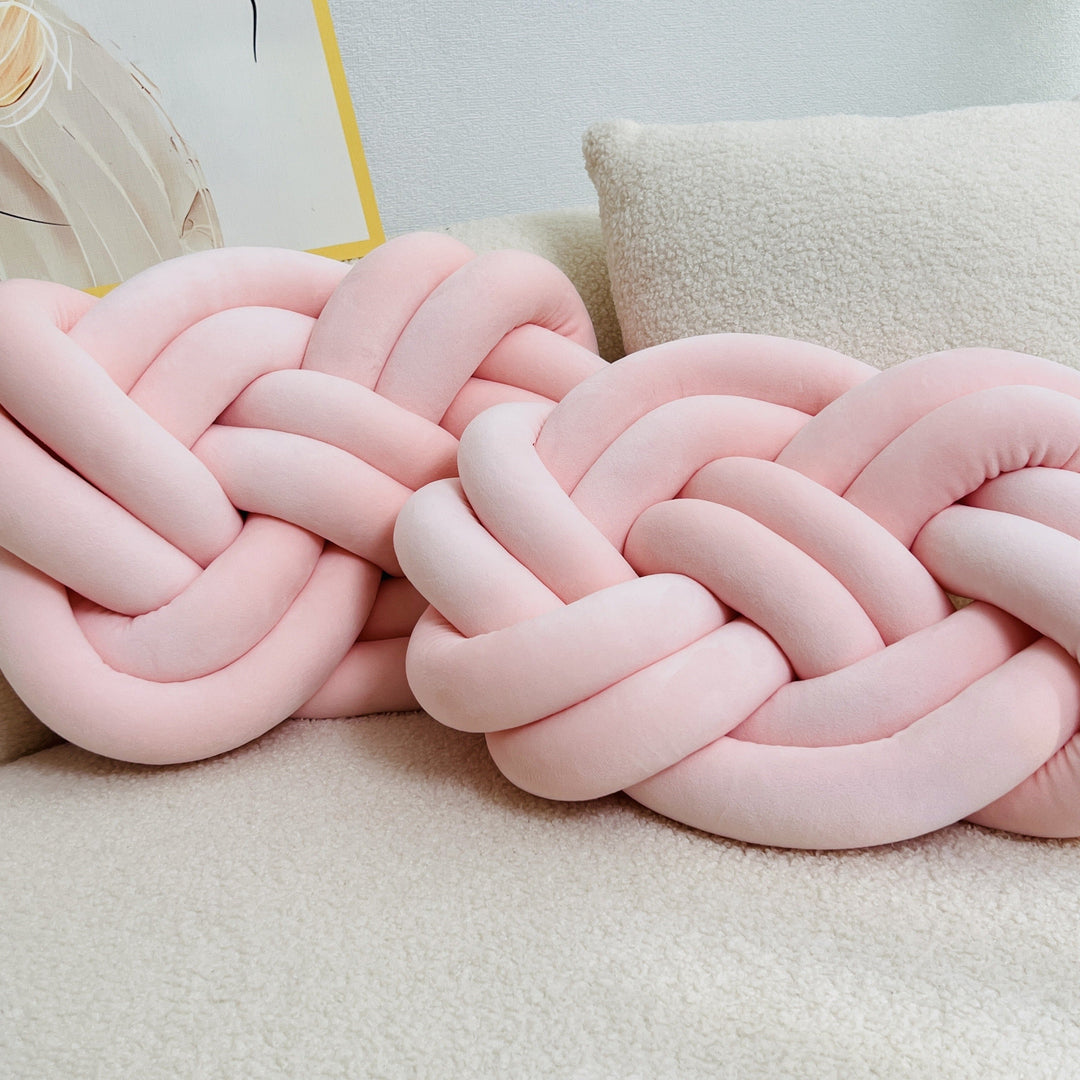 CozyPlush Set med 2 Plush Dekorative Puter – Myk Eleganse for Ditt Hjem Luvikno