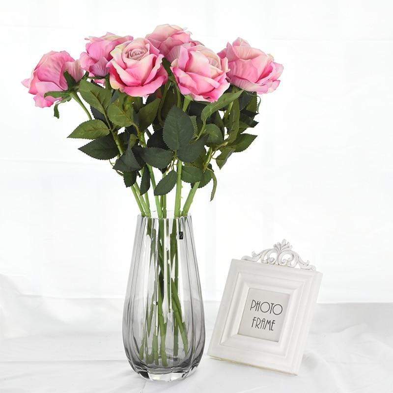 10 stk silk roser Luvikno