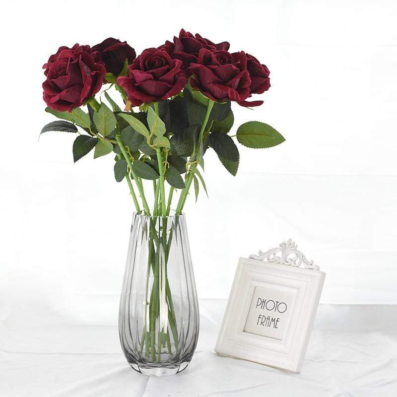 10 stk silk roser Luvikno