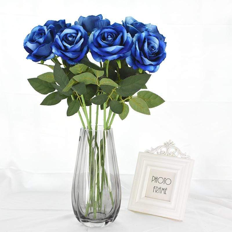 10 stk silk roser Luvikno