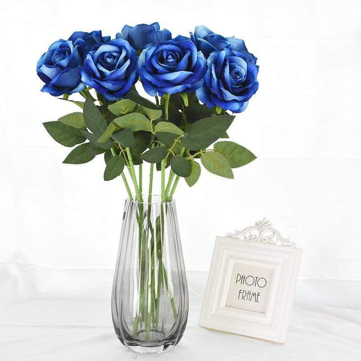 10 stk silk roser Luvikno