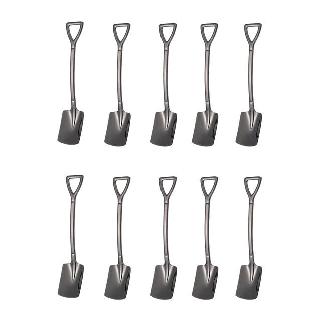 10PCS Kaffeeskje Spade Dessertskje Teskje Omrøring Skje | Luvikno