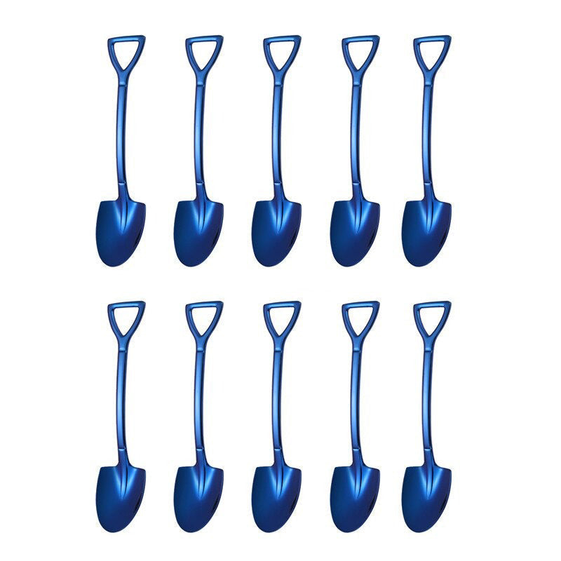 10PCS Kaffeeskje Spade Dessertskje Teskje Omrøring Skje | Luvikno