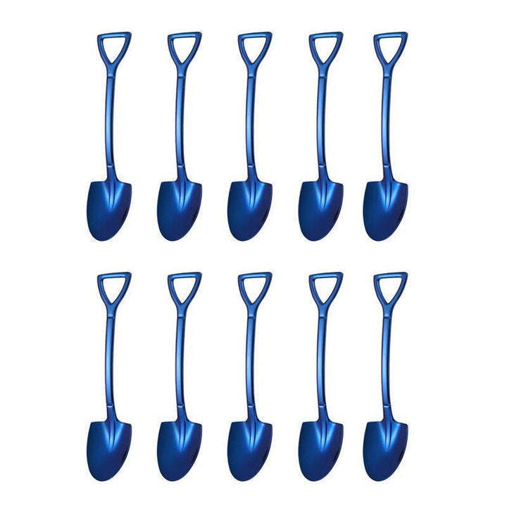 10PCS Kaffeeskje Spade Dessertskje Teskje Omrøring Skje | Luvikno