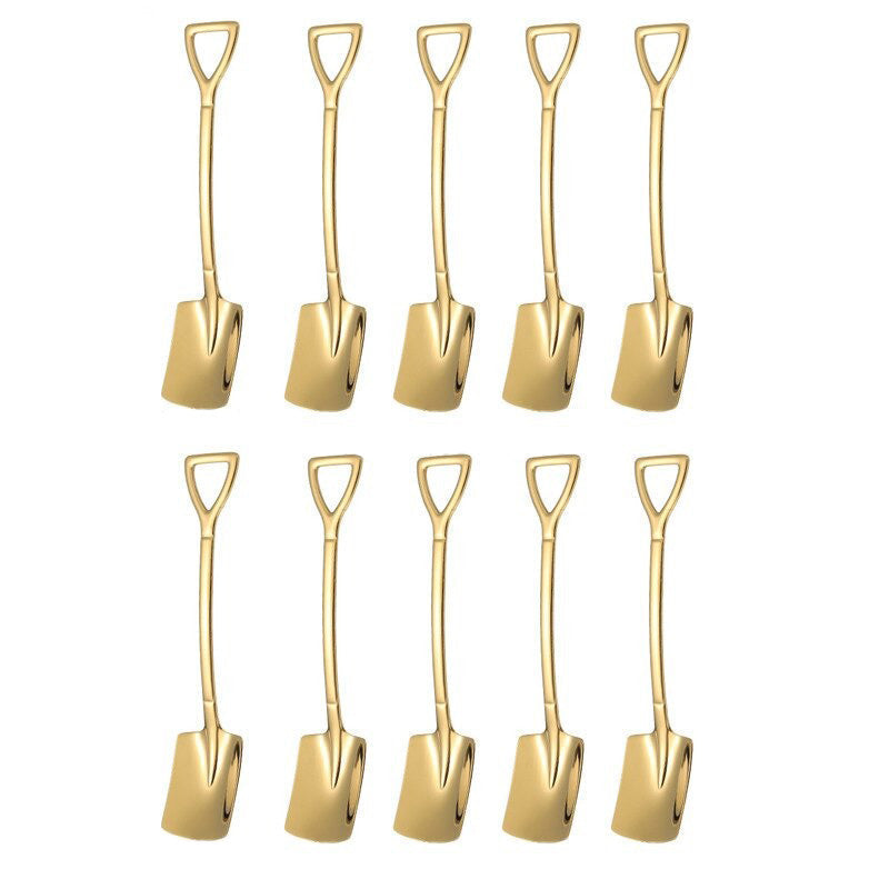 10PCS Kaffeeskje Spade Dessertskje Teskje Omrøring Skje | Luvikno
