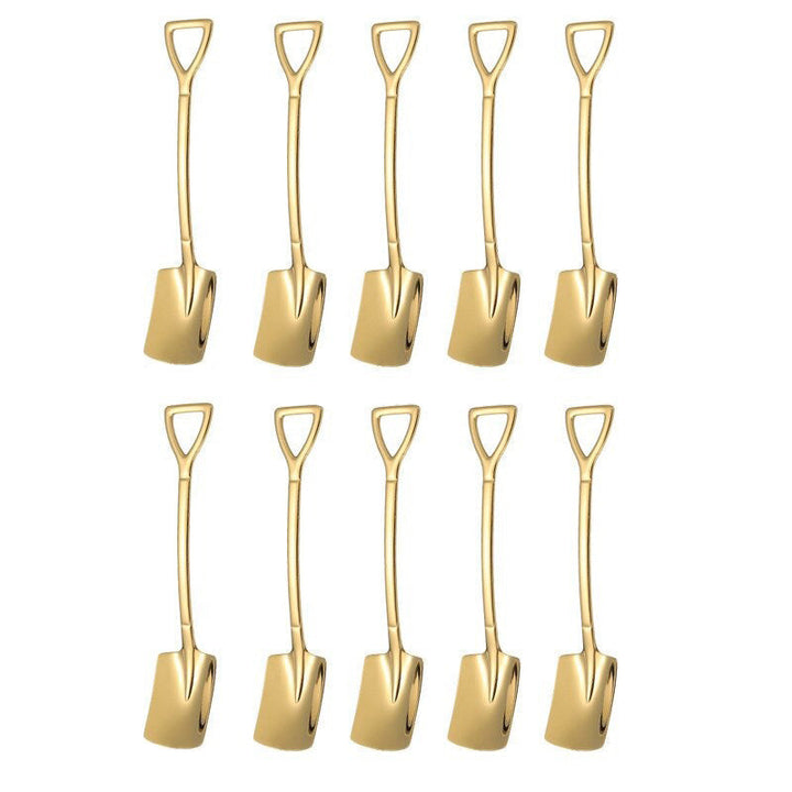 10PCS Kaffeeskje Spade Dessertskje Teskje Omrøring Skje | Luvikno