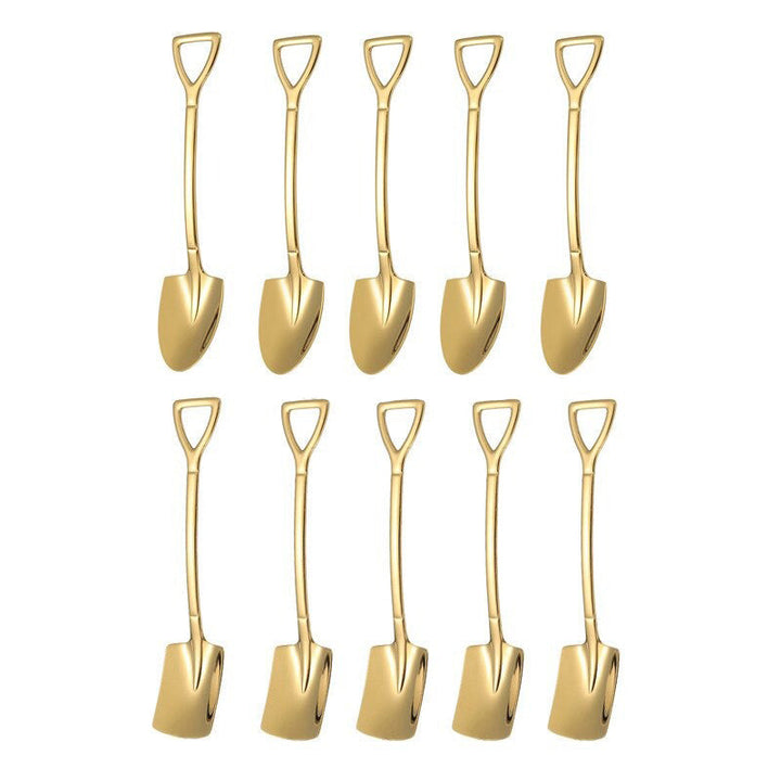 10PCS Kaffeeskje Spade Dessertskje Teskje Omrøring Skje | Luvikno