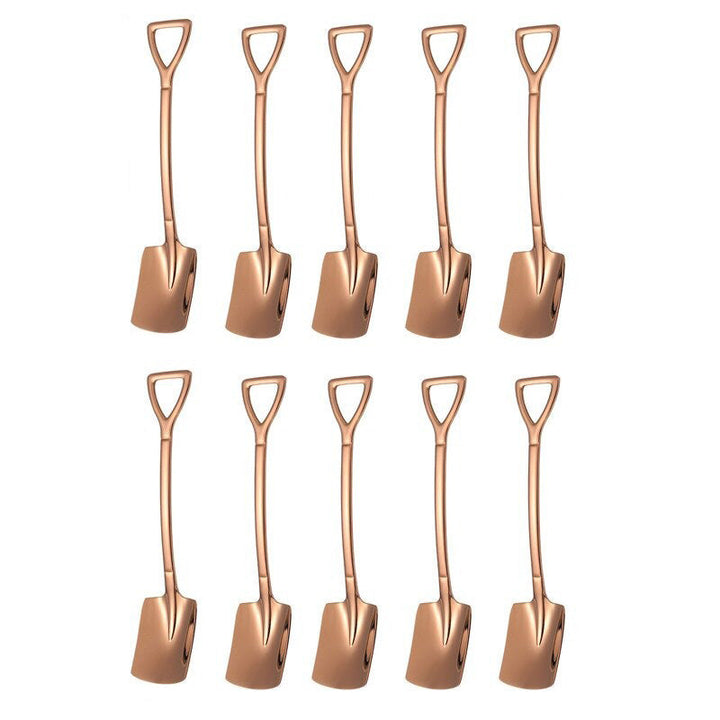 10PCS Kaffeeskje Spade Dessertskje Teskje Omrøring Skje | Luvikno