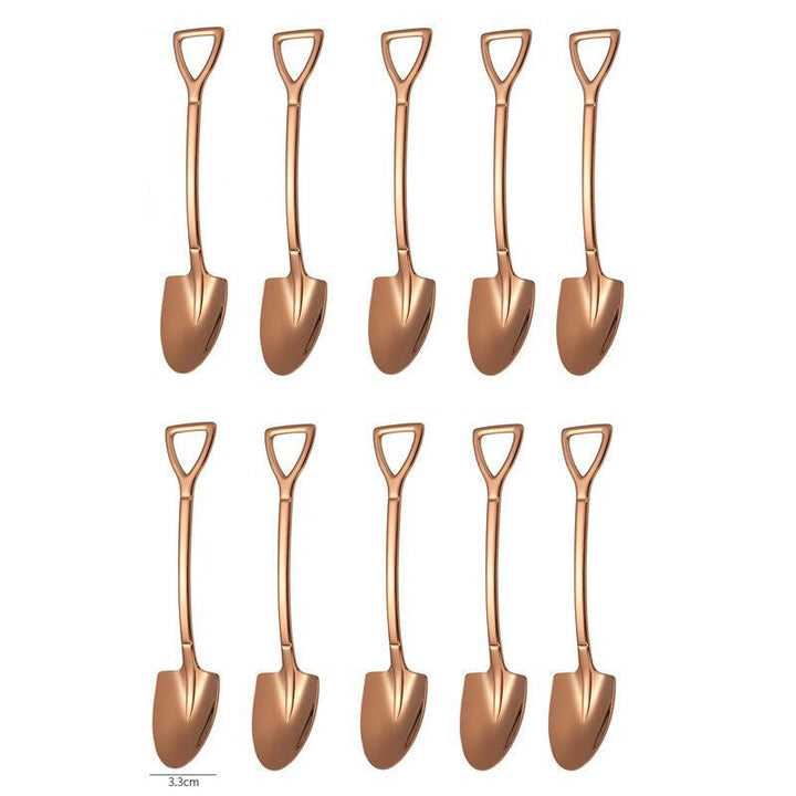 10PCS Kaffeeskje Spade Dessertskje Teskje Omrøring Skje | Luvikno