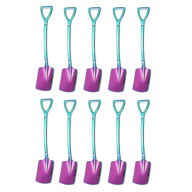 10PCS Kaffeeskje Spade Dessertskje Teskje Omrøring Skje | Luvikno