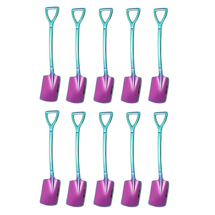10PCS Kaffeeskje Spade Dessertskje Teskje Omrøring Skje | Luvikno