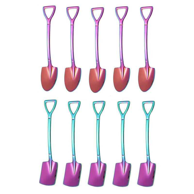 10PCS Kaffeeskje Spade Dessertskje Teskje Omrøring Skje | Luvikno