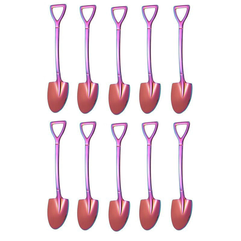 10PCS Kaffeeskje Spade Dessertskje Teskje Omrøring Skje | Luvikno