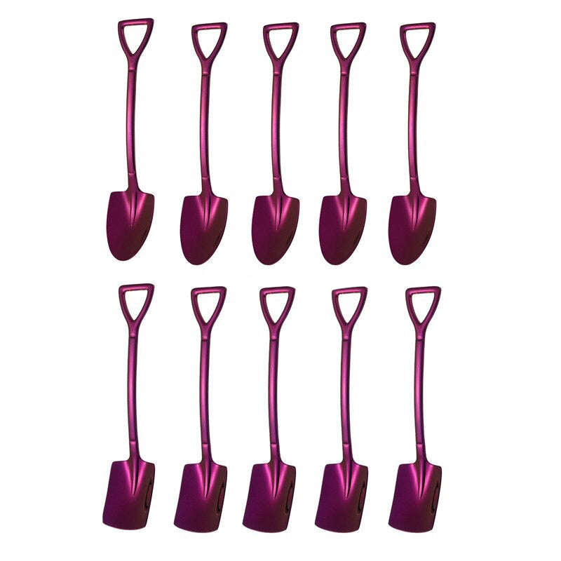 10PCS Kaffeeskje Spade Dessertskje Teskje Omrøring Skje | Luvikno