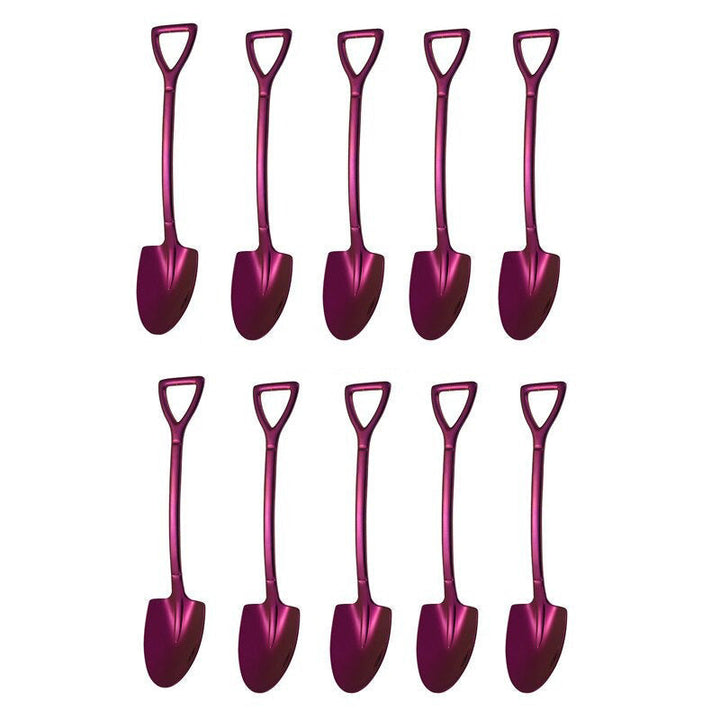 10PCS Kaffeeskje Spade Dessertskje Teskje Omrøring Skje | Luvikno