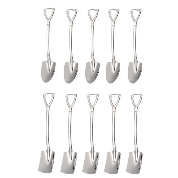 10PCS Kaffeeskje Spade Dessertskje Teskje Omrøring Skje | Luvikno