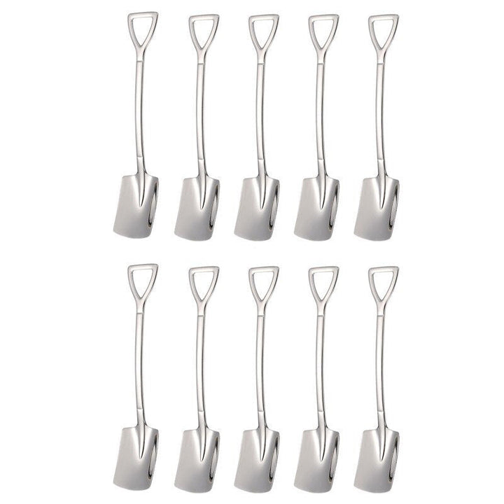10PCS Kaffeeskje Spade Dessertskje Teskje Omrøring Skje | Luvikno
