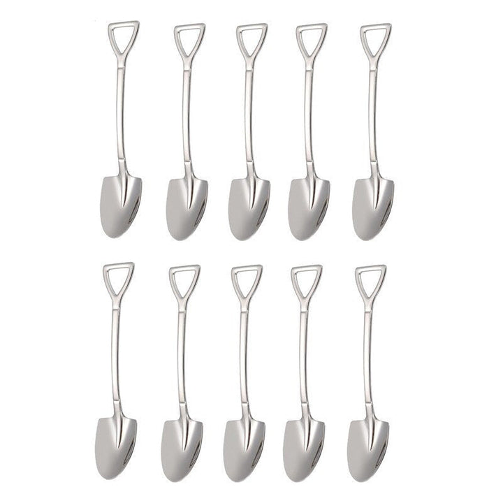 10PCS Kaffeeskje Spade Dessertskje Teskje Omrøring Skje | Luvikno