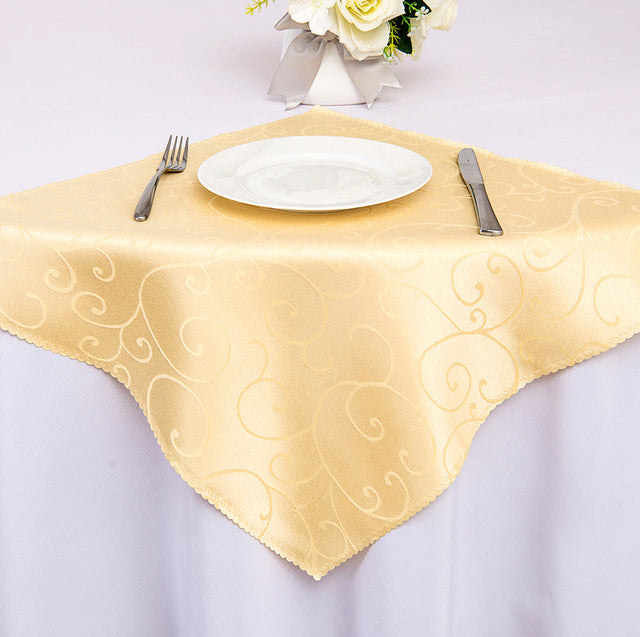 10stk Polyester Jacquard Bordduk Servietter Håndklær | Luvikno