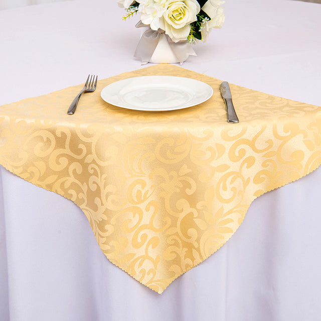 10stk Polyester Jacquard Bordduk Servietter Håndklær | Luvikno