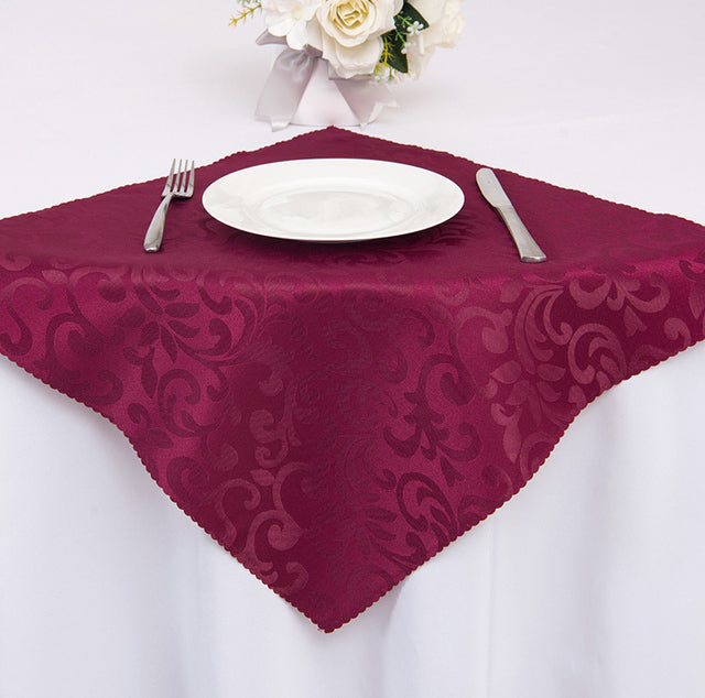 10stk Polyester Jacquard Bordduk Servietter Håndklær | Luvikno